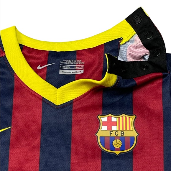 Nike FC BARCELONA Jersey 2012 Kids 9-12 months old - Picture 4 of 10